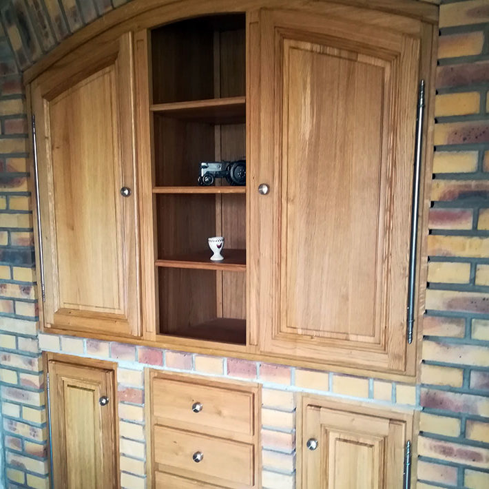 création de rangements dans un mur en briques création de rangements dans un mur en briques